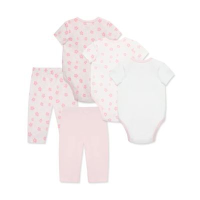 Set de Body y Pantalón 5PC Niñas Rosa