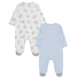 Set 2pc Pijama Osos Azul