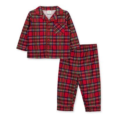 Set Pijama de Navidad Niños Cuadros