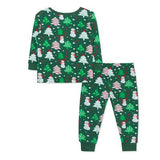 Set Pijama 2PC Unisex Green