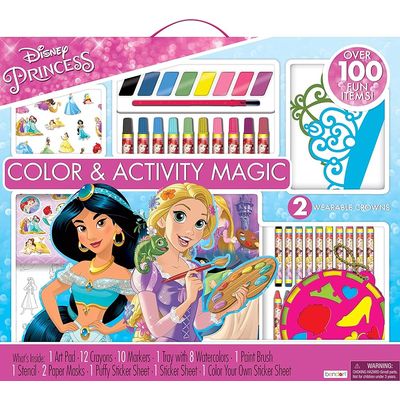 Set de Libro de Colorear y Aventura Princesas Disney