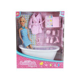 Muñecas 11.5 pulgadas Set Moda Baño