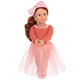 Our Generation Muñeca 18 pulgadas - Aubrie Sweater Naranja