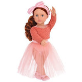 Our Generation Muñeca 18 pulgadas - Aubrie Sweater Naranja