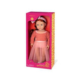 Our Generation Muñeca 18 pulgadas - Aubrie Sweater Naranja