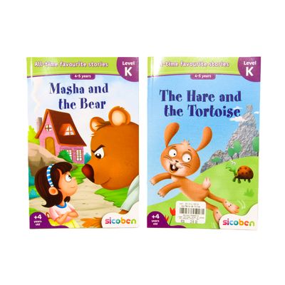 Libro Nivel K - Masha and the Bear & The Hare and The Tortoi
