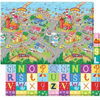 Mat de Piso 6.9  x 4.6 x .13 pies Estilo Zoo Town
