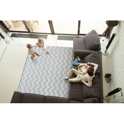 Mat de Piso 6.9  x 4.6 x .13 pies Estilo Circle Raum