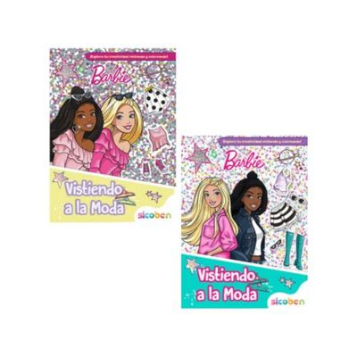 Libro Stickers Vistiendo La Moda Barbie