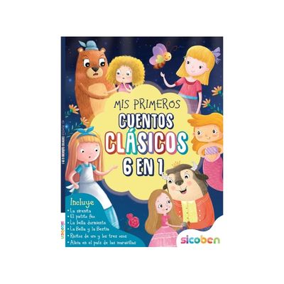 Libro Cuentos Clásicos 6 En 1