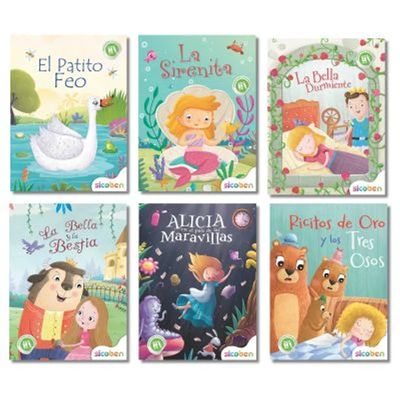 Libro de Cuentos Clásicos Infantiles Surtido