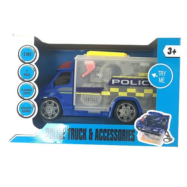 Set 11pcs Policía y Accesorios 2 en 1