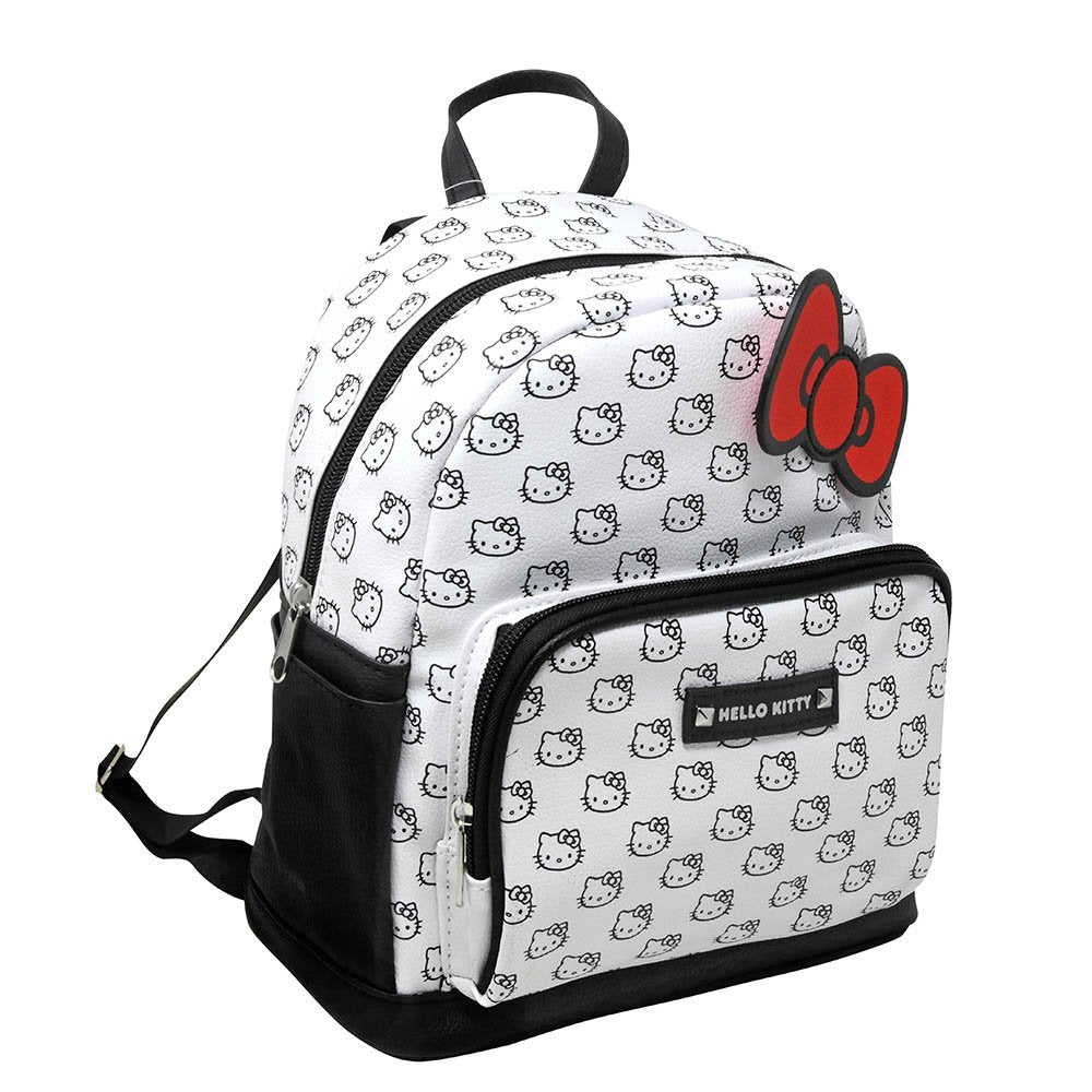 Mini Mochila Deluxe con Bolsillo 10" Hello Kitty