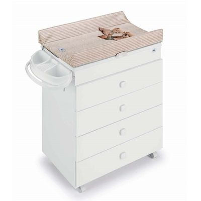Mueble Bañera-Cambiador Asia Bianca