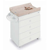 Mueble Bañera-Cambiador Asia Bianca
