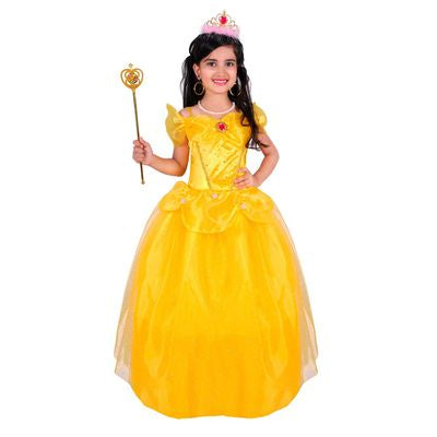 Disfraz de Princesa Bella para Niña 8 años