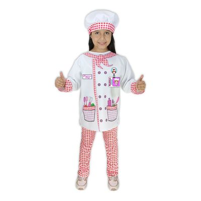 Disfraz de Chef para Niña 8 años