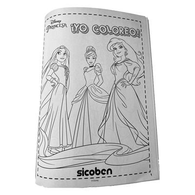 Libro de Colorear 24 Pagina Princesas /Baby