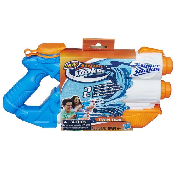 Nerf Super Soaker - Disp. Agua Doble Tiro