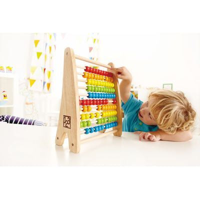 Abacus De Madera De Canicas Arcoiris