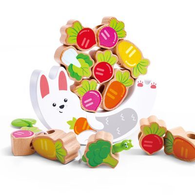 Juego de Equilibrio Y Enhebrado Conejito