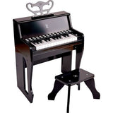 Piano con Luces y Banco Negro