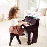Piano con Luces y Banco Negro
