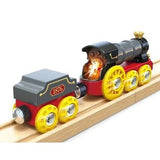 Tren de Vapor Retro con Luces y Sonidos