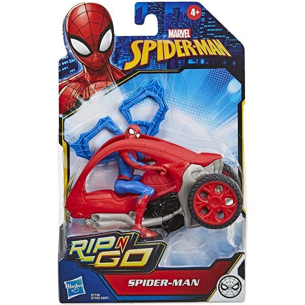 Spiderman Vehiculos y Figuras Rip n Go