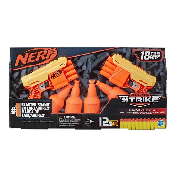 Nerf Alpha Strike - Disparador Dual Fang QS4