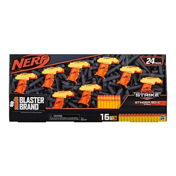 Nerf Alpha Strike - Disparador Aguijon 8 PK