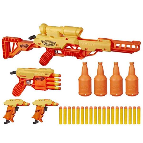 Nerf Alpha Strike - Set Batallon Al Tiro