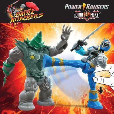 Power Ranger - Dino Fury Battle Attacker 2pack