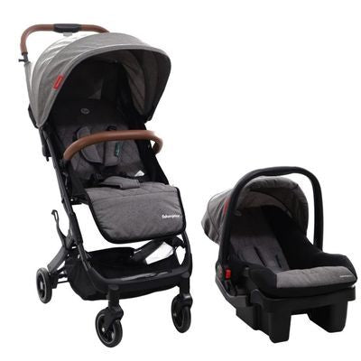 Coche Premium Baby y Silla Para Carro (Gris)