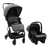 Coche Premium Baby y Silla Para Carro (Gris)