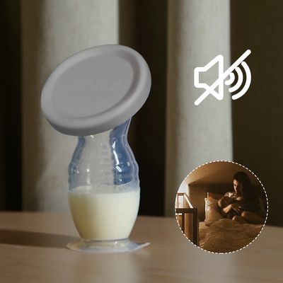 Recolector de Leche con Tapa Gen 2 100ml Gris