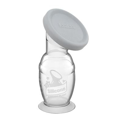 Recolector de Leche con Tapa Gen 2 100ml Gris