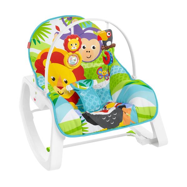 Fisher Price - Silla Mecedora Crece Conmigo Azul