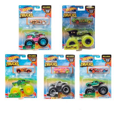 Hw Monster Truck Set 2 1:64  Surtidos