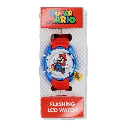 Reloj Super Mario Led Rojo