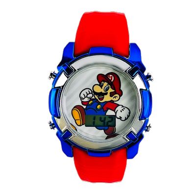 Reloj Super Mario Led Rojo