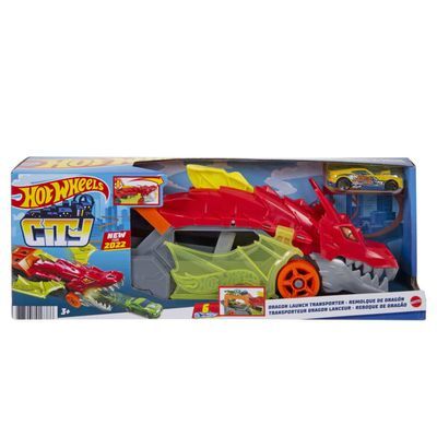 Hot Wheels City Remolque De Dragón