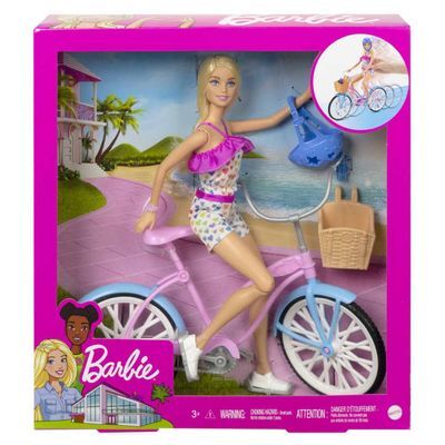 Barbie Bicicleta Con Muñeca