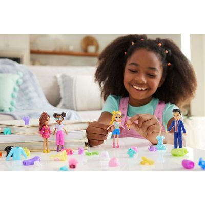 Polly Pocket Set 4 Figura y modas