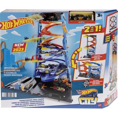 Hot Wheels Torre Carreras Doble Altura