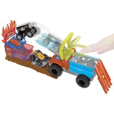 Hot Wheels Monster Truck Set Juego