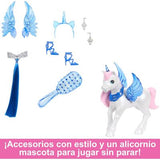 Barbie - Muñeca Un Toque de agia Hadacornio Zafiro