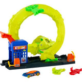 Hot Wheels - Pista Culebra Espiral Estacion Gas