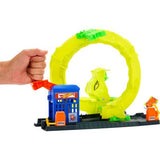 Hot Wheels - Pista Culebra Espiral Estacion Gas
