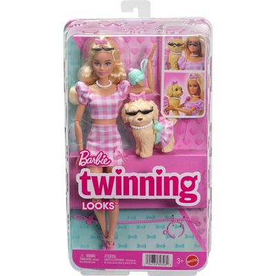 Barbie - De Moda Twining Con Perrito